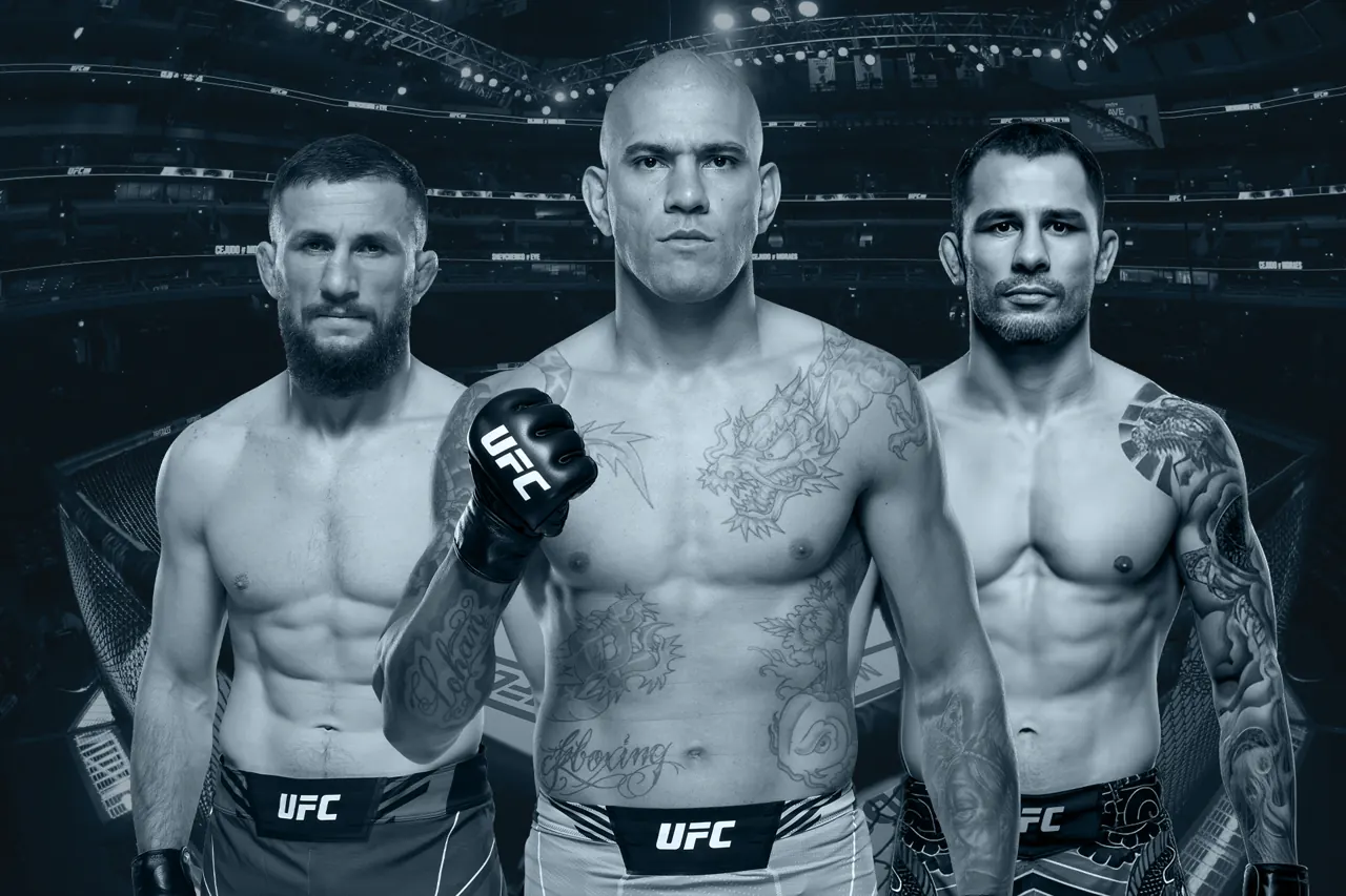 UFC-Kämpfer auf der offiziellen Stake-Sponsoringseite
